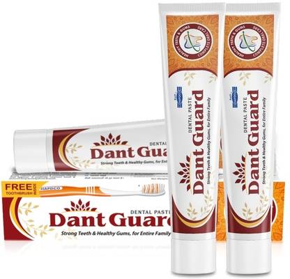 HAPDCO Dant Guard Pack of 3 Toothpaste