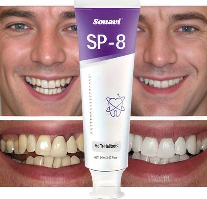 Sonavi SP 8 Teeth Whitening For cleaning tooth stain | Whitening Toothpaste | Toothpaste