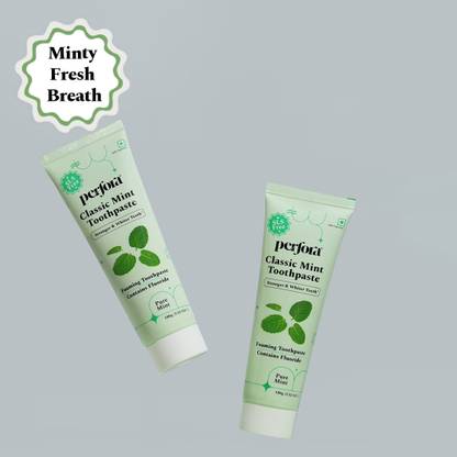 Perfora Classic Mint Tooth paste, For Strong & White Teeth, Enamel Safe Teeth Whitening Toothpaste