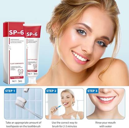 RAPIK 101%Original Super Probiotic-6(Sp6)Toothpaste for Ultra Whitening Gum Protection Toothpaste