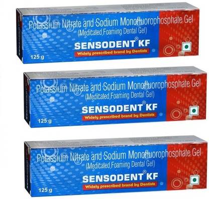 sensodent KF Toothpaste - 125 gm, Pack Of 3 Toothpaste