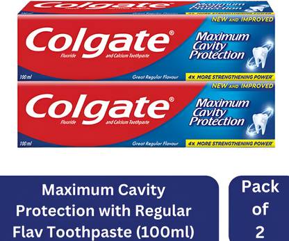 Colgate Maximum Cavity Protection (Pack of 2) 100ML Toothpaste