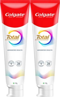 Colgate Total Advanced Health Antibacterial Toothpaste, Whole Mouth Health (Combo Pack) Toothpaste