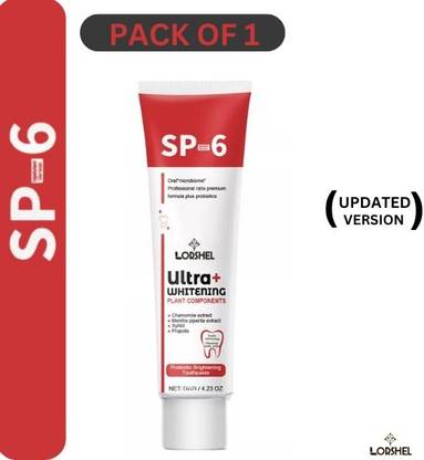 LORSHEL Sp 6 toothpaste updated off sp 4 toothpastee Teeth for Teeth Toothpaste
