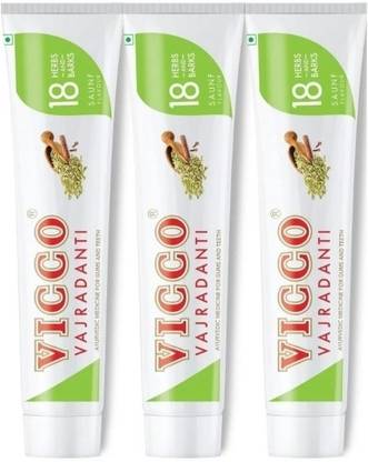 VICCO SAUNF PASTE 160 G EACH (PACK OF 3) Toothpaste