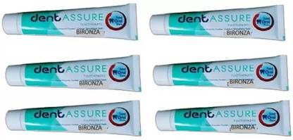 BIRONZA dentasure toothpaste pack of 6 each|(100gm)Toothpaste Toothpaste