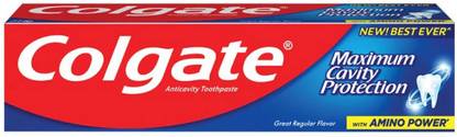 Colgate MAXIMUM CAVITY PROTECTION GREAT REGULAR FLAVOR WITH AMINO POWER TOOTHPASTE Toothpaste