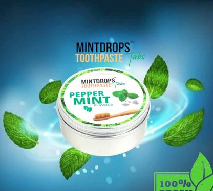 MintDrops PepperMint Fresh 60 Tablets Toothpaste