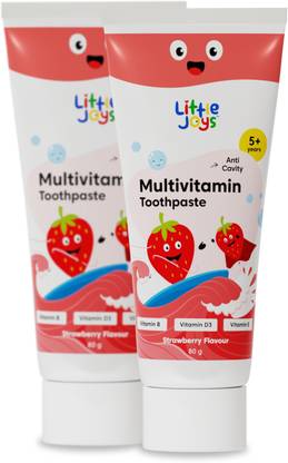 Little Joys Multivitamin Toothpaste for 5+ Years Kids | Vitamin A, D3 & E | Fights Germs | Toothpaste