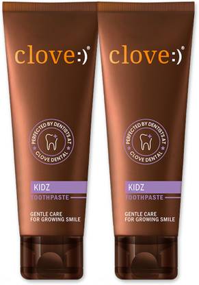 Clove Kidz SLS Free for 3+ Years, Strawberry Flavour, Anticavity, Color changing Toothpaste