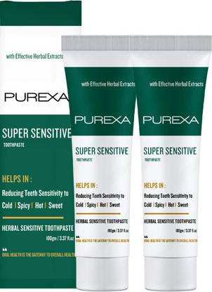 PUREXA Sensitive Toothpaste (Pack of 2) Toothpaste
