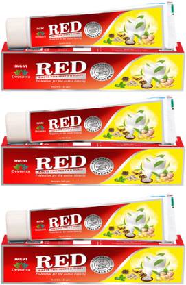 Jagat HERBAL Red Toothpaste for Teeth Whitening & Cold Breath Toothpaste