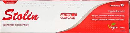STOLIN -R FOAMING GEL ORAL TOOTHPASTE 120GM (PACKS OF 5.) Toothpaste