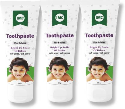 IMC Toothpaste for Babies | For Tiny Teeth & Natural Pearly White Shine Toothpaste Toothpaste
