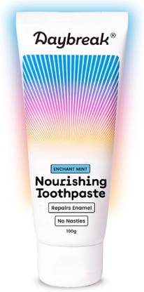 Daybreak Whitening Toothpaste for Yellow Teeth|Magic Mint|Fluoride & SLS Free Toothpaste