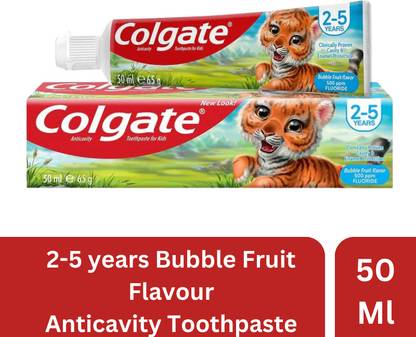 Colgate 2-5 YEARS Antiactivity Bubble Fruit Flavour for Kids Toothpaste