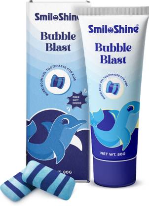 SmiloShine Unicorn Gel Toothpaste for Kids - Bubble Gum Flavor Toothpaste