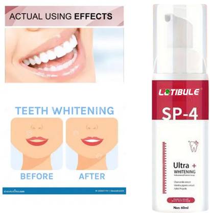 Latibule Ultra + Teeth Whitening Foam Sensitivity action for sensitive teeth/healthy gums - Fresh