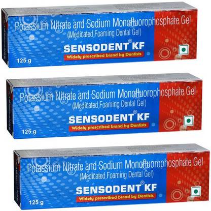 sensodent KF (125GM) PACK OF 3 Toothpaste