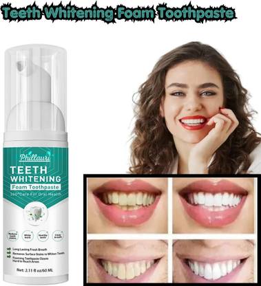 Phillauri Teeth Whitening and Effect Cold fresh Liquid Formula Toothpaste