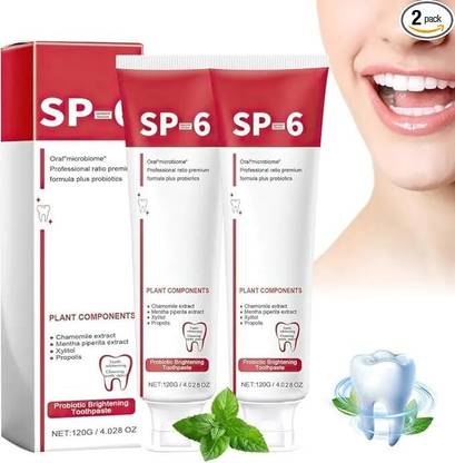 MELODINE Super ProbioticSp-6 Toothpaste, Sp-6 Ultra Whitening Toothpaste Toothpaste