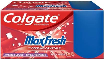 Colgate MaxFresh Red Gel with Cooling Crystals for Intense Cooling Fresh Breath Toothpaste