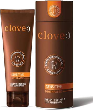 Clove Sensitive for Instant Sensitivity Relief, Everyday Protection, Dual Action Toothpaste