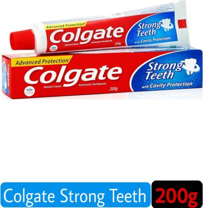Colgate Strong Teeth ## (200g, Pack of 1), Cavity Protection Toothpaste Toothpaste