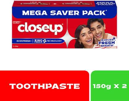 Closeup Long lasting 18 Hours Of Fresh Breath & White Teeth Toothpaste