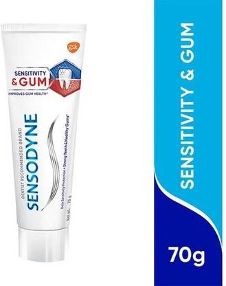 SENSODYNE Toothpaste Sensitivity & Gum - Dual Action For Sensitive Teeth, Healthy Gums, Toothpaste
