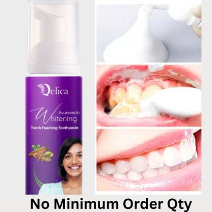 Qelica Teeth Cleanser Foam To Removes Bad Breath Fights Germs For Men & Women Toothpaste