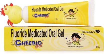 cheerio DR.REDDY'S FLURIDE ORAL GEL IN PACK OF ( 2 X 75GM 0 Toothpaste