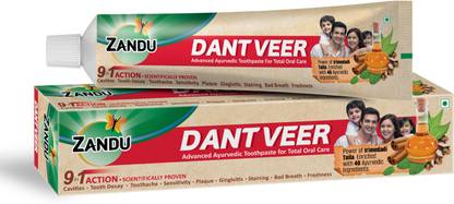 Zandu Dantveer, India's 1st toothpaste with Irimedadi oil, Fights 9 dental problems Toothpaste