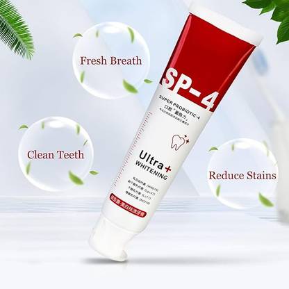RAPIK 100%Original Super Probiotic-4(Sp4)Toothpaste for Ultra Whitening Gum Protection Toothpaste