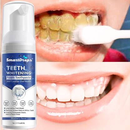 smartdrops Teeth Whitening Foam To Deeply Cleaning Gums, Stain Removal Toothpaste