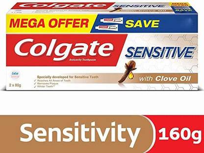 Colgate Sensitive Everyday Protection Toothpaste @Pack of 2@ (2x80) 160g Toothpaste