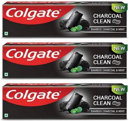 Colgate Black Gel Toothpaste Deep Clean With Bamboo Charcoal & Wintergreen Mint Toothpaste