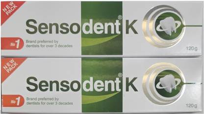 sensodent K Medicated Dental Toothpaste - 2 x 120g Toothpaste