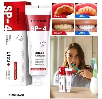 BIFRRUTANT SP 4 Whitening Colgate Toothpaste – Premium Whitening for Everyday Use Toothpaste