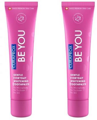 Curaprox Gentle Everyday Whitening Toothpaste (Watermelon) 60ml x Pack of 2 Toothpaste