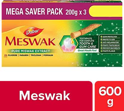 Dabur meswak toothpaste 200x3 (600gm) Toothpaste