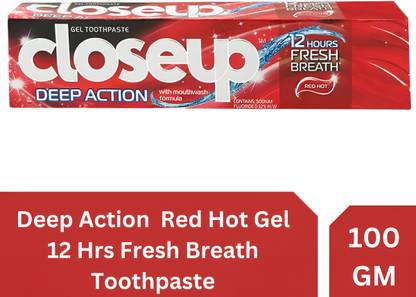 Closeup Red Hot Deep Action 12 Hrs Fresh Breath Toothpaste