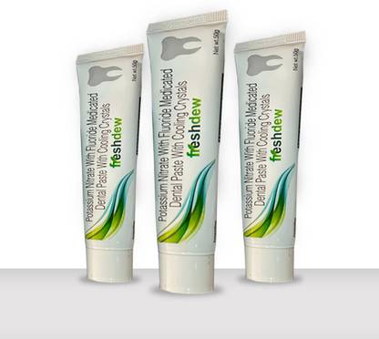 DEW DROPS Fresh Dew Dental Paste with Cooling Crystals Toothpaste