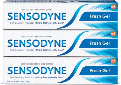 SENSODYNE Fresh Gel Combo for daily sensitive protection Toothpaste