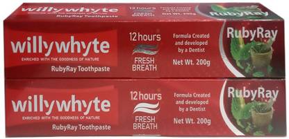 willywhyte Ruby Ray Toothpaste Enriched With Goodness of Nature Toothpaste