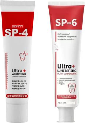 Glock Sp-4 Ultra Whitening Probiotics Bamboo Charcoal Toothpaste (120g) Toothpaste