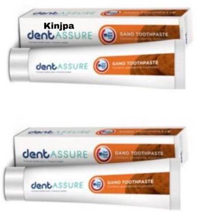 KINJPA Puff&Dentassure Gano toothpaste 2*100gm Toothpaste (200 g, Pack of 2) Toothpaste