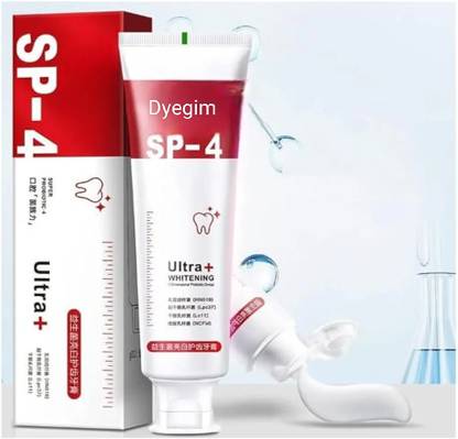 Dyegim Sp-4 Ultra Whitening & Fresh Bamboo Charcoal Toothpaste ( 30g ) Toothpaste