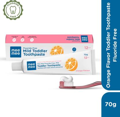 MeeMee Fluoride-Free Orange Flavor Toothpaste