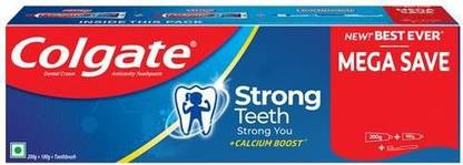 Colgate Strong Teeth Toothpaste 300g Pack Toothpaste